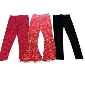 ✨5/$25 Assorted Brands Toddler Girl Leggings Lot of 3, Size 4-5